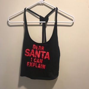 Victoria’s Secret “sleepwear” bow in back tank top